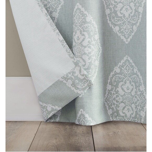 NEW CURTAIN The Big One Paisley Scroll Window Curtain Panel - Picture 4 of 16